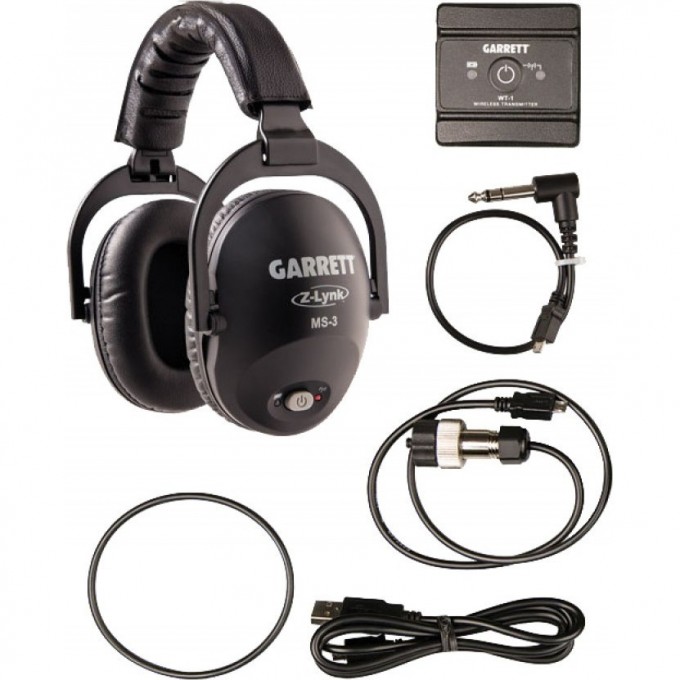 Комплект беспроводные наушники GARRETT MS-3 + беспроводной модуль для наушников GARRETT Z-LYNK WIRELESS KIT 1627720 Комплект беспроводные наушники GARRETT MS-3 + беспроводной модуль для наушников GARRETT Z-LYNK WIRELESS KIT 1627720